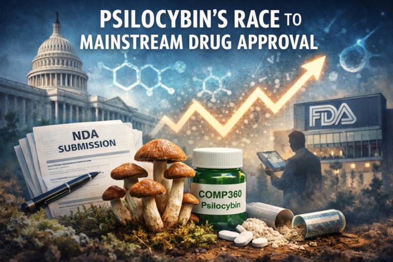 Read more about the article Psilocybin Drug Approval: Why Compass Pathways Phase 3 Results Matter